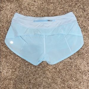 Light blue lulu shorts